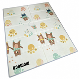 Momeco 50x50 Mats for Infant Playpens, Soft Thick Cushioned Playpen Mat for Floor, Non-Slip Crawling Play Mats for Babies 6-12 months Play Mats for Toddlers Playtime Tummy Time & Indoor Activities