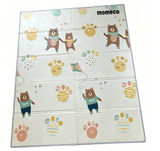 Momeco 50x50 Mats for Infant Playpens, Soft Thick Cushioned Playpen Mat for Floor, Non-Slip Crawling Play Mats for Babies 6-12 months Play Mats for Toddlers Playtime Tummy Time & Indoor Activities