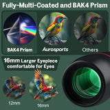 Aurosports 30X60 Small Binoculars for Adults Folding Bird Watching