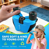 Aurosports 15x25 Compact Binoculars for Adults and Kids