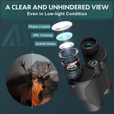 Aurosports Binoculars for Adults and Kids - 16x32 Super Bright High Powered Compact Binoculars with Clear View Lightweight Binoculars for Hunting Bird Watching Travel Hiking Ideal Gift for Man