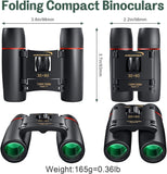 Aurosports 30X60 Small Binoculars for Adults Folding Bird Watching