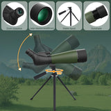 Aurosports 25-75x80 Spotting Scope for Target Shooting & Bird Watching