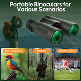 Aurosports 12x42 Waterproof HD Bird Binoculars for Adults