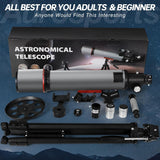 Aurosports Telescope for Adults High Powered