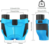 Aurosports 15x25 Compact Binoculars for Adults and Kids