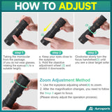 Aurosports 10-30x40 Zoom Monocular for Adults