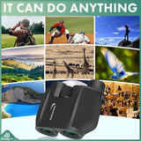 Aurosports 10x25 Folding High Powered Binoculars For Bird Watching