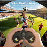 Aurosports 10x25 Compact Binoculars for Adults and Kids