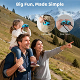 Aurosports 15x25 Compact Binoculars for Adults and Kids