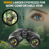 Aurosports 15x25 Compact Binoculars for Adult - Pocket Size
