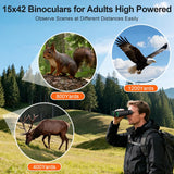 Aurosports 15x42 Binoculars for Adults High Powered