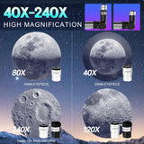 Aurosports 90mm Telescope for Adults High Powered