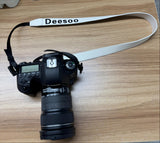 Deesoo PU Leather Camera Straps, Adjustable Universal Neck and Shoulder Strap with Quick-Release Buckle for DSLR and Mirrorless Cameras