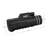 Aurosports 10x42 Monocular Waterproof HD Dual Focus Scope for Hunting