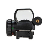 Aurosports 1x22x33 Reflex Sight Red and Green 4 Reticle Dot Sight with 2mW Gun Sight Laser