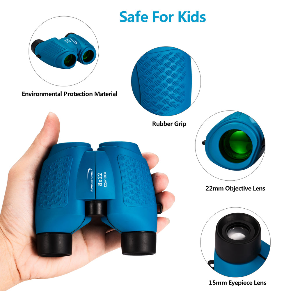 Aurosports Auto Focus Binoculars for kids(Blue)