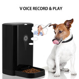 Occer 4.5L Pet Feeder Automatic Food Dispenser For for Dogs & Cats,with Voice Recording,LCD Display,Timer Programmable,Auto Timed Pet Feeders Up to 4 Meals a Day