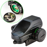 Aurosports 1x22x33 Reflex Sight Red and Green 4 Reticle Dot Sight with 2mW Gun Sight Laser
