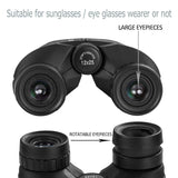 Aurosports 12x25 Compact Binoculars Large Eyepiece For Bird Watching