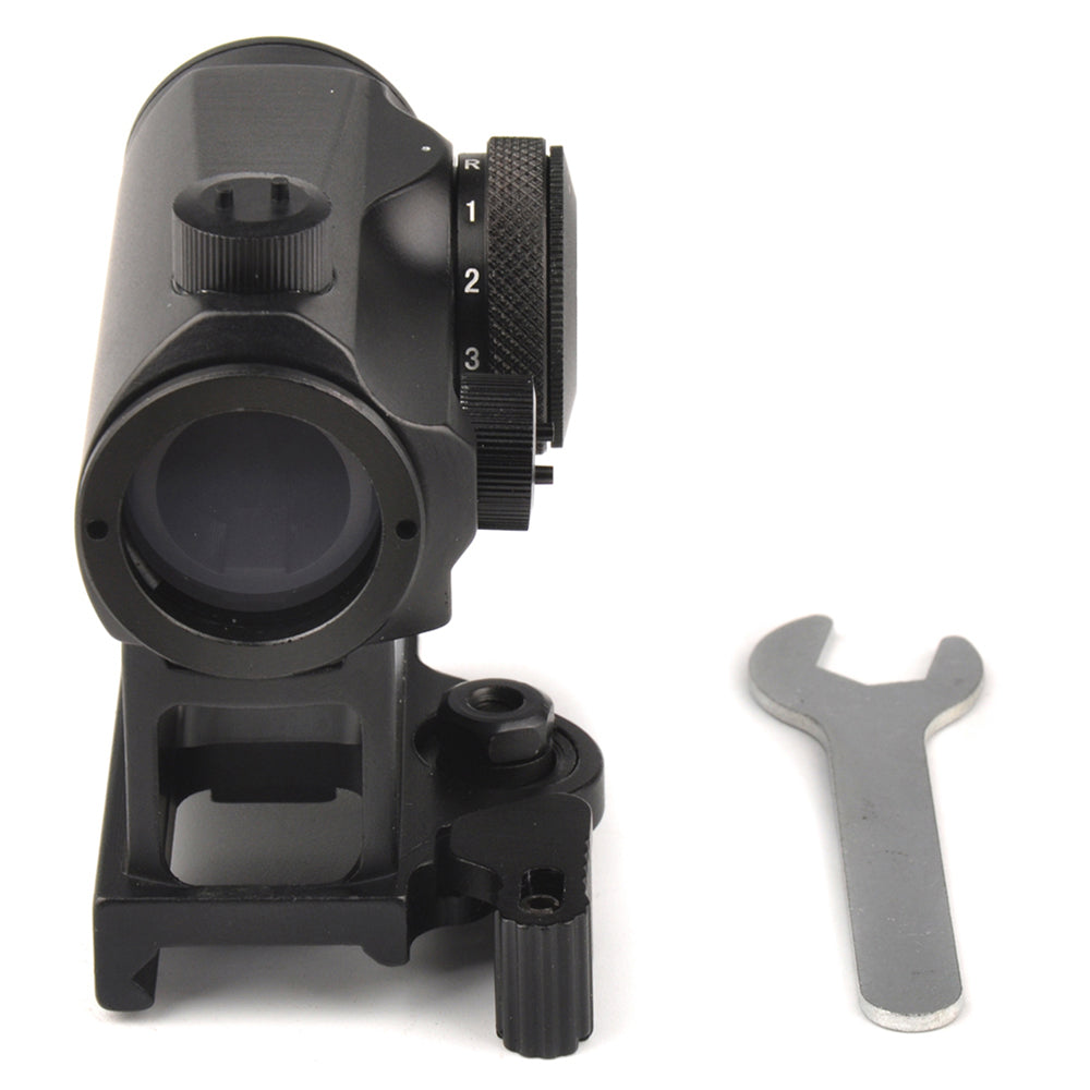 Aurosports Mini 1X24 Rifescope Sight Illuminated Sniper Red Green Dot Sight With Quick Release