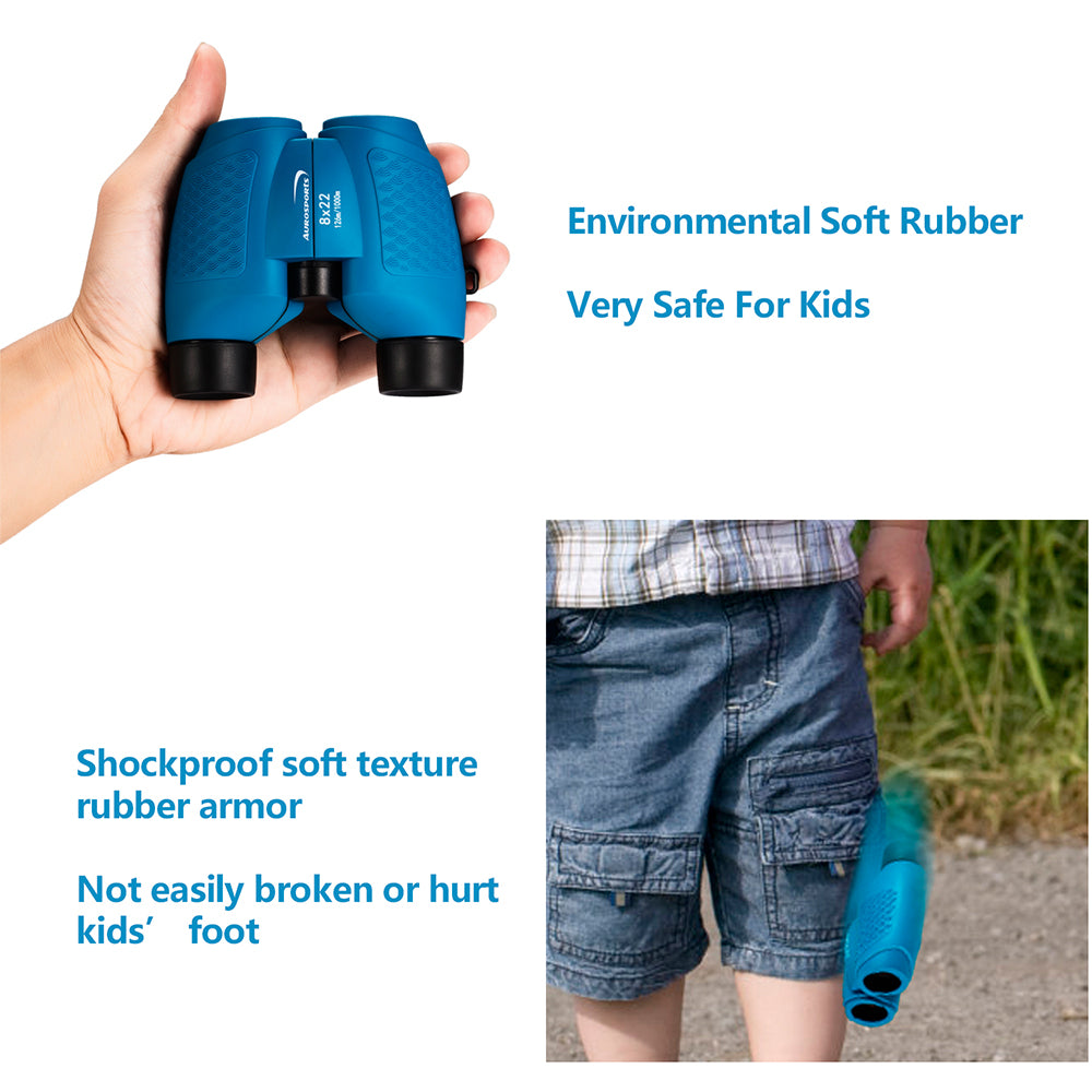 Aurosports Auto Focus Binoculars for kids(Blue)
