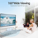 Abdtech 100 inch Projector Screen with Stand,Portable Wrinkle Free Outdoor Movie Screens 4K HD Rear Front Projections Movies Screen with Carry Bag for Indoor Home Theater Backyard Cinema Travel