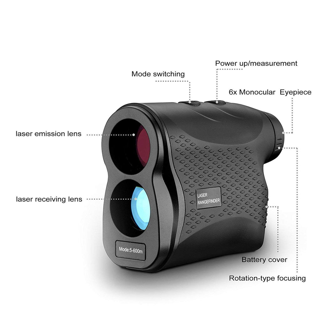 Aurosports Laser Rangefinder for Hunting and Golf Laser Range Finder